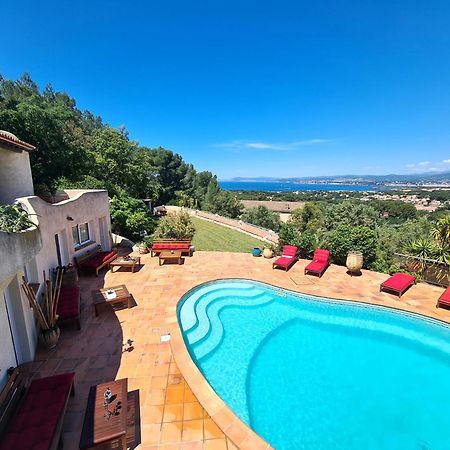 Villa M, Chambres D'Hotes, Vue Mer, Sauna, Piscine A Six-Fours Сис-Фур-Ле-Пляж Экстерьер фото