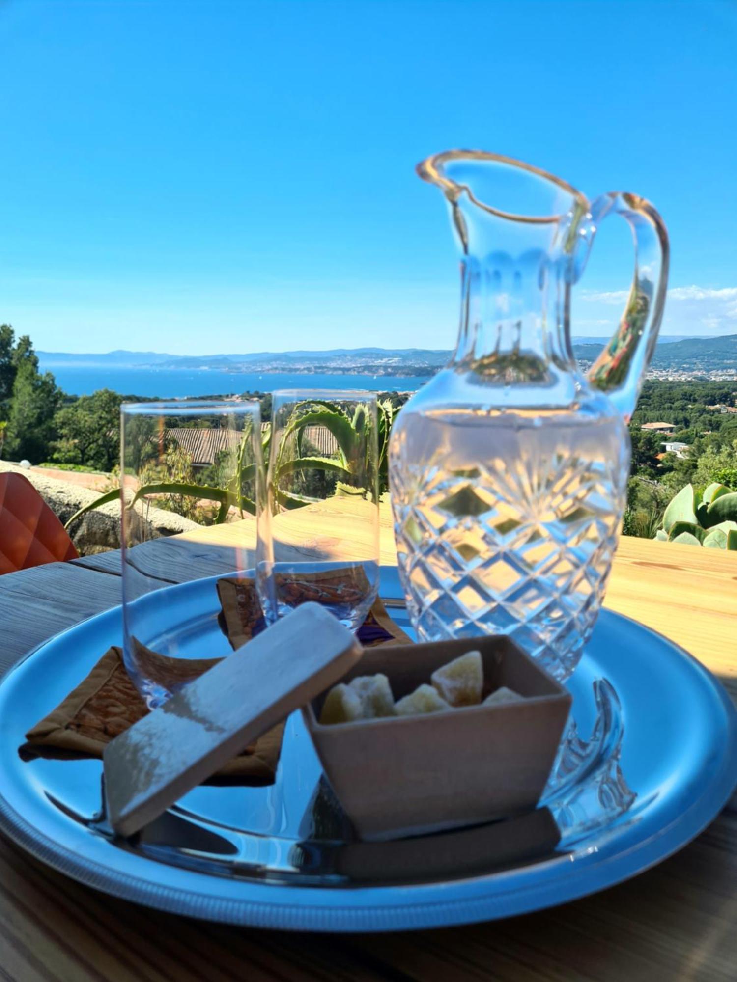 Villa M, Chambres D'Hotes, Vue Mer, Sauna, Piscine A Six-Fours Сис-Фур-Ле-Пляж Экстерьер фото